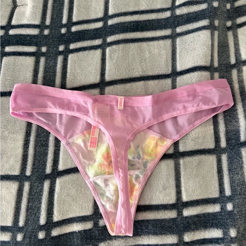 PINK Victoria's Secret Light Pink Thong